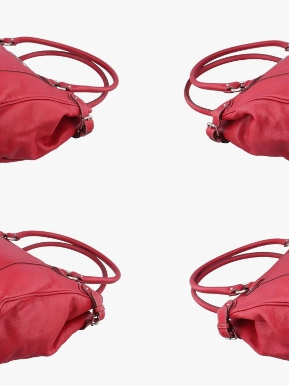 Christian Dior Red Leather Tote - Picture 5 of 6